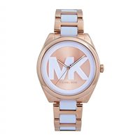 Armbanduhr Michael Kors Dame in Vernickelt stahl roségold MK7134 - MK7134